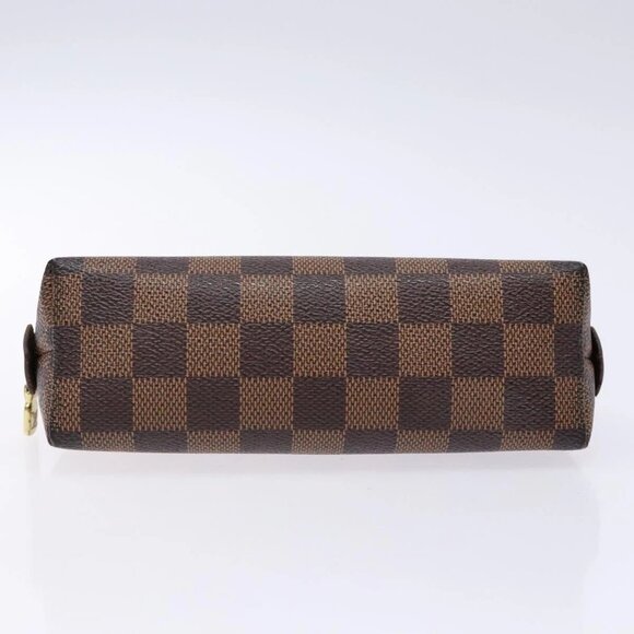 LOUIS VUITTON Damier Ebene Pochette Cosmetic PM Pouch N47516 LV Auth 136365 - Picture 6 of 16